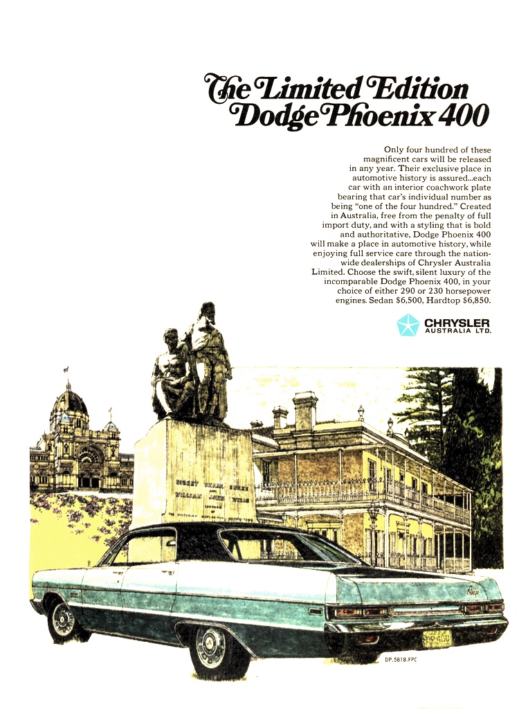 1969 Dodge Phoenix 400 Limited Edition Sport Sedan